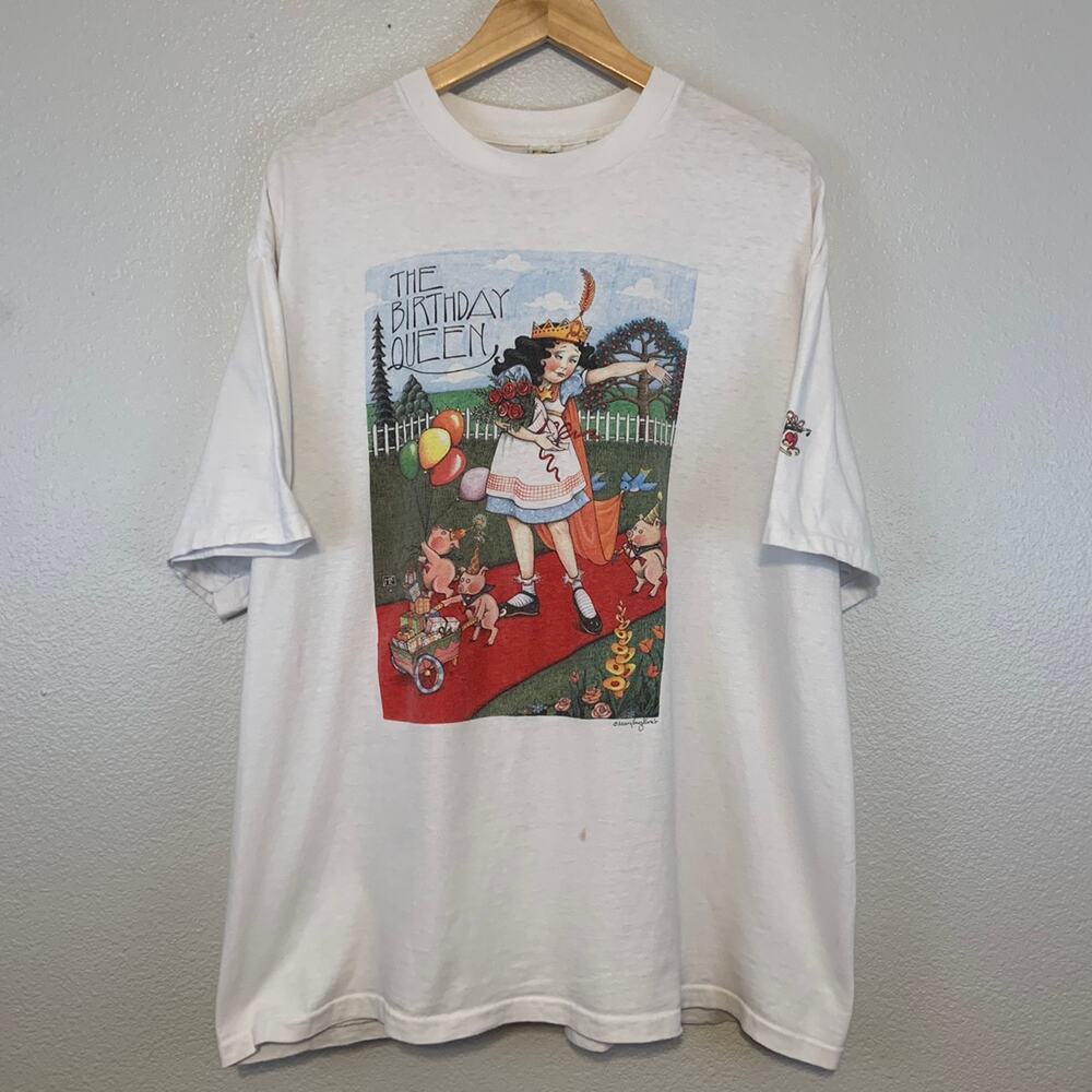 Vintage The Birthday Queen Tee